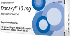 Donaxyl 10mg Behandling av bakteriell vaginos 6 vaginaltabletter