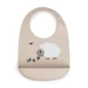 Done by Deer Silicone Bib Sheepy Sand