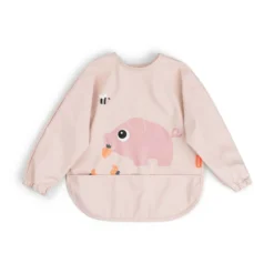 Done by Deer Sleeved Pocket Bib Tiny Farm Powder