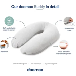 Doomoo Amnings- och Gravidkudde Svampar