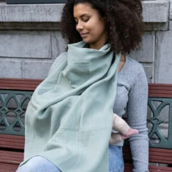 Doomoo Amnings/Snuttefilt Med Bitis Quilt Grön