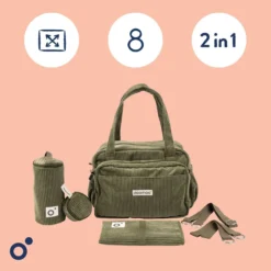 Doomoo Skötväska 8 tillbehör Manchester Khaki