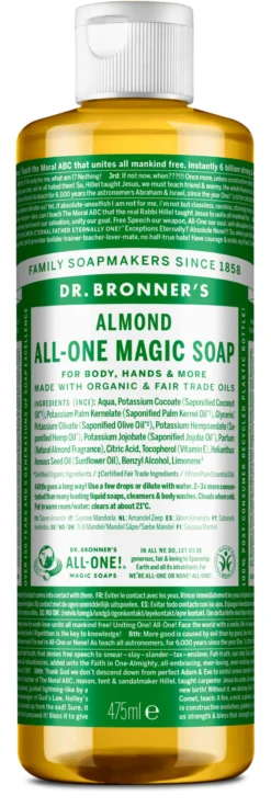 Dr Bronner All One Almond Liquid Soap 475ml