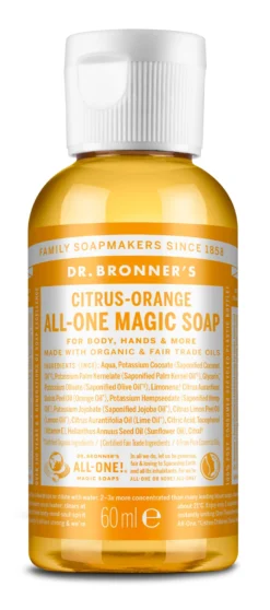 Dr Bronners All One Citrus Liquid Soap 60 ml