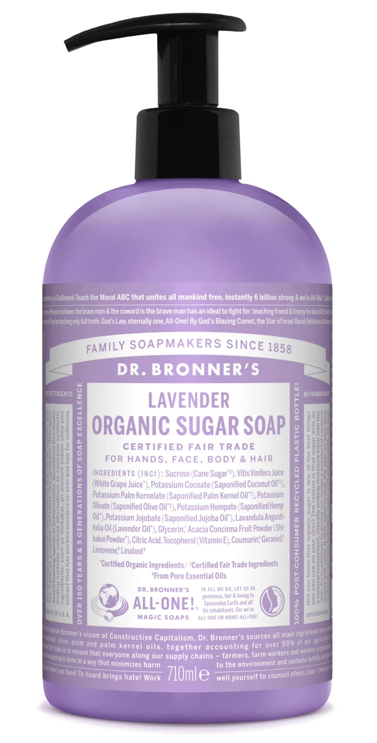 Dr. Bronner’s Lavender Liquid Soap 710 ml