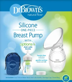 Dr.Brown One-Piece Silicone Breast Pump