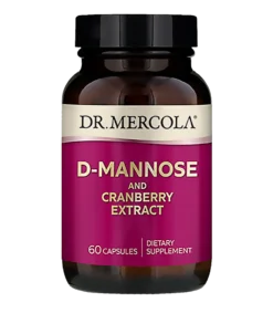 DR.MERCOLA D-Mannose & Cranberry Extract 60 kapslar