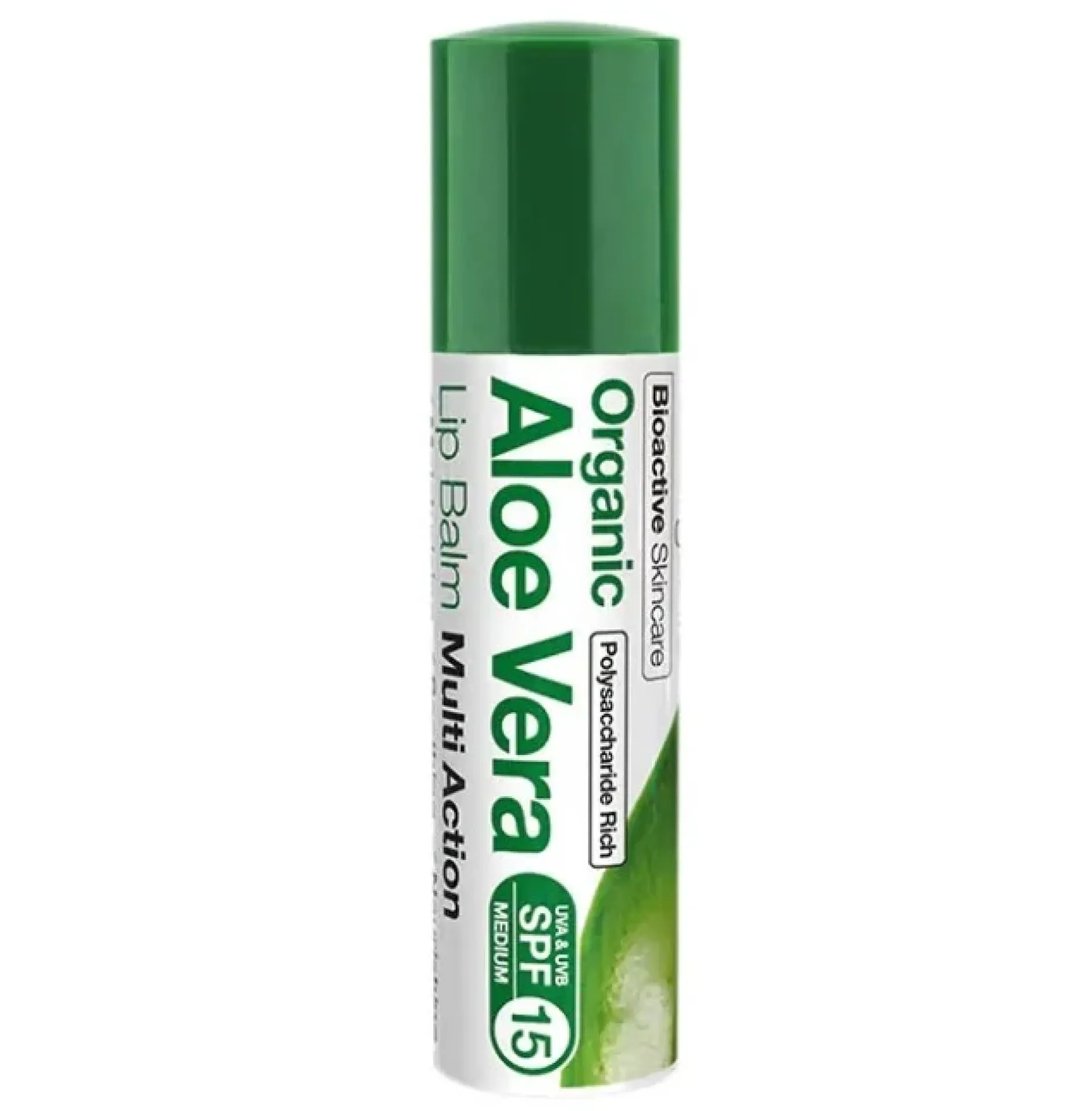Dr Organic Läppbalsam Aloe Vera SPF15 5,7 ml
