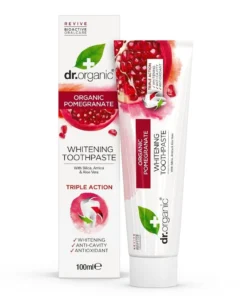 Dr Organic Tandkräm Granatäpple Fluor 100 ml