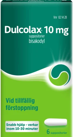 Dulcolax suppositorier 10mg, 6st