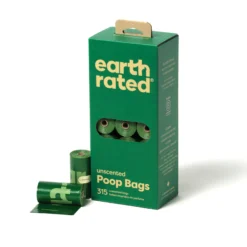 Earth Rated Hundbajspåsar Refill Oparfymerade 21 x 15 st