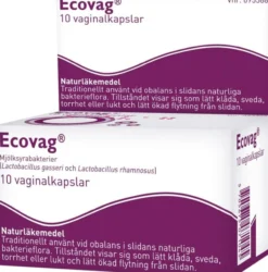 Ecovag vaginalkapslar hårda, 10 st