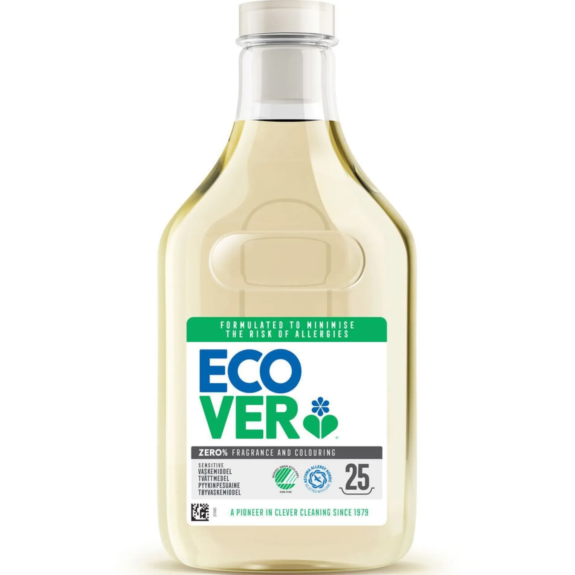 Ecover Flytande Tvättmedel Zero 1 liter