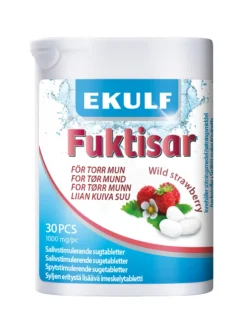 Ekulf Fuktisar Wild Strawberry 30 sugtabletter