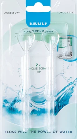 EKULF PowerFlosser Tongue Scraper Tip 2 st