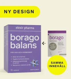 Elexir Pharma Borago Balans 72 kapslar