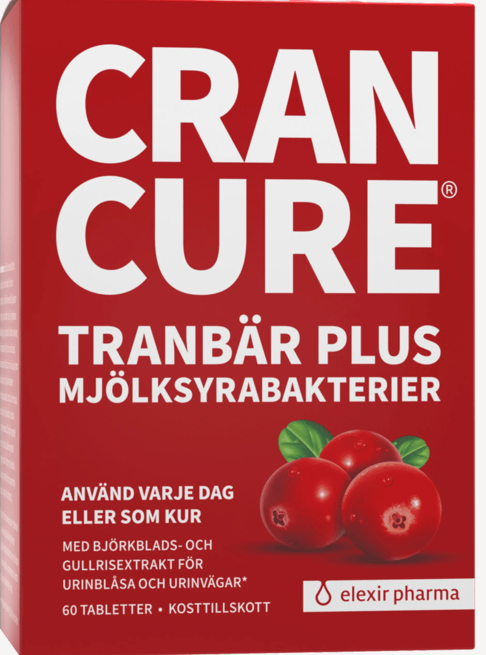 Elexir Pharma Cran Cure® 60 tabletter