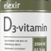 Elexir Pharma D3-vitamin 180 kapslar