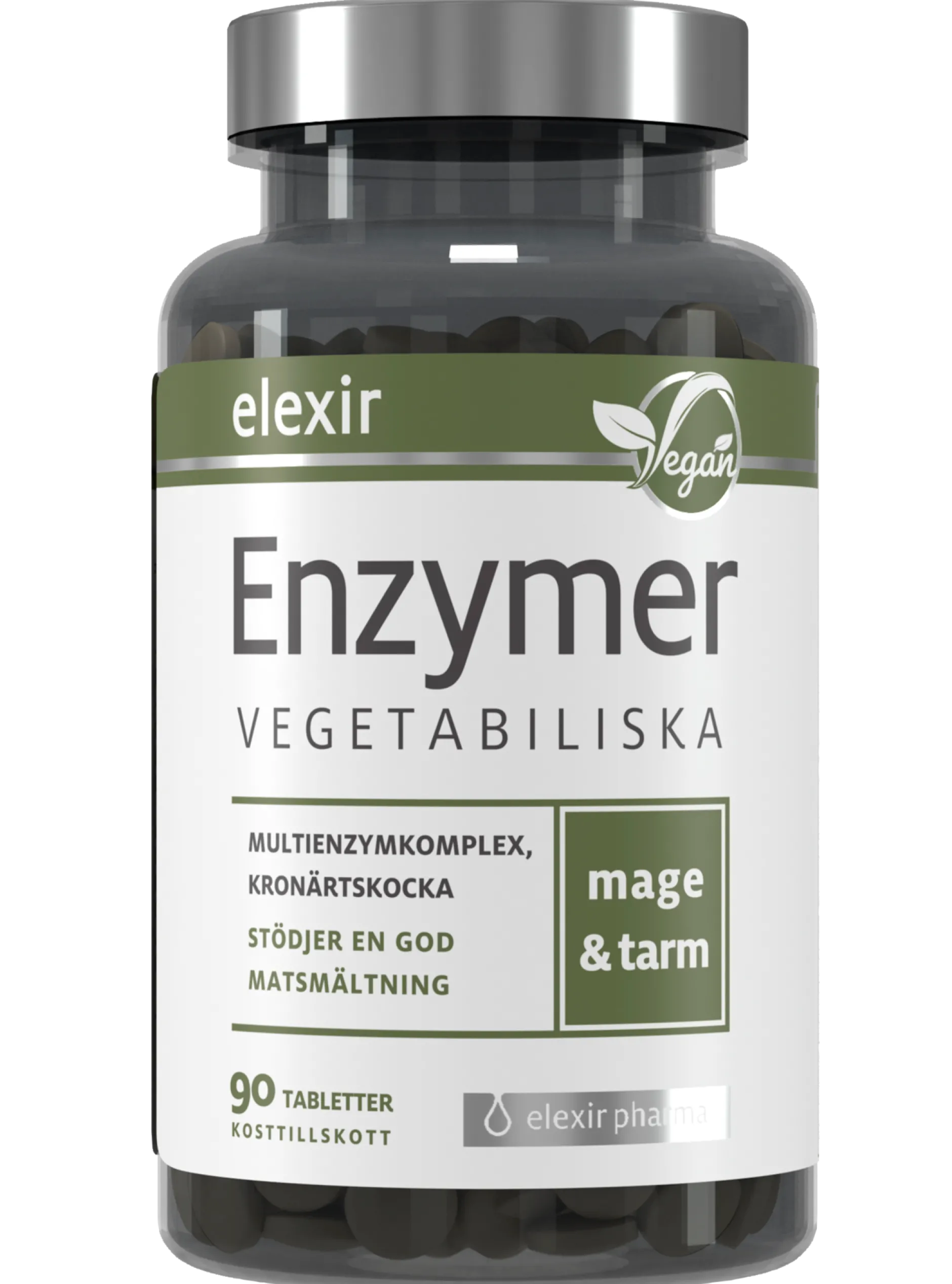 Elexir Pharma Matsmältningsenzymer 90 tabletter