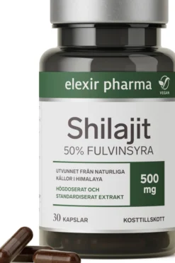 Elexir Pharma Shilajit 30 kapslar