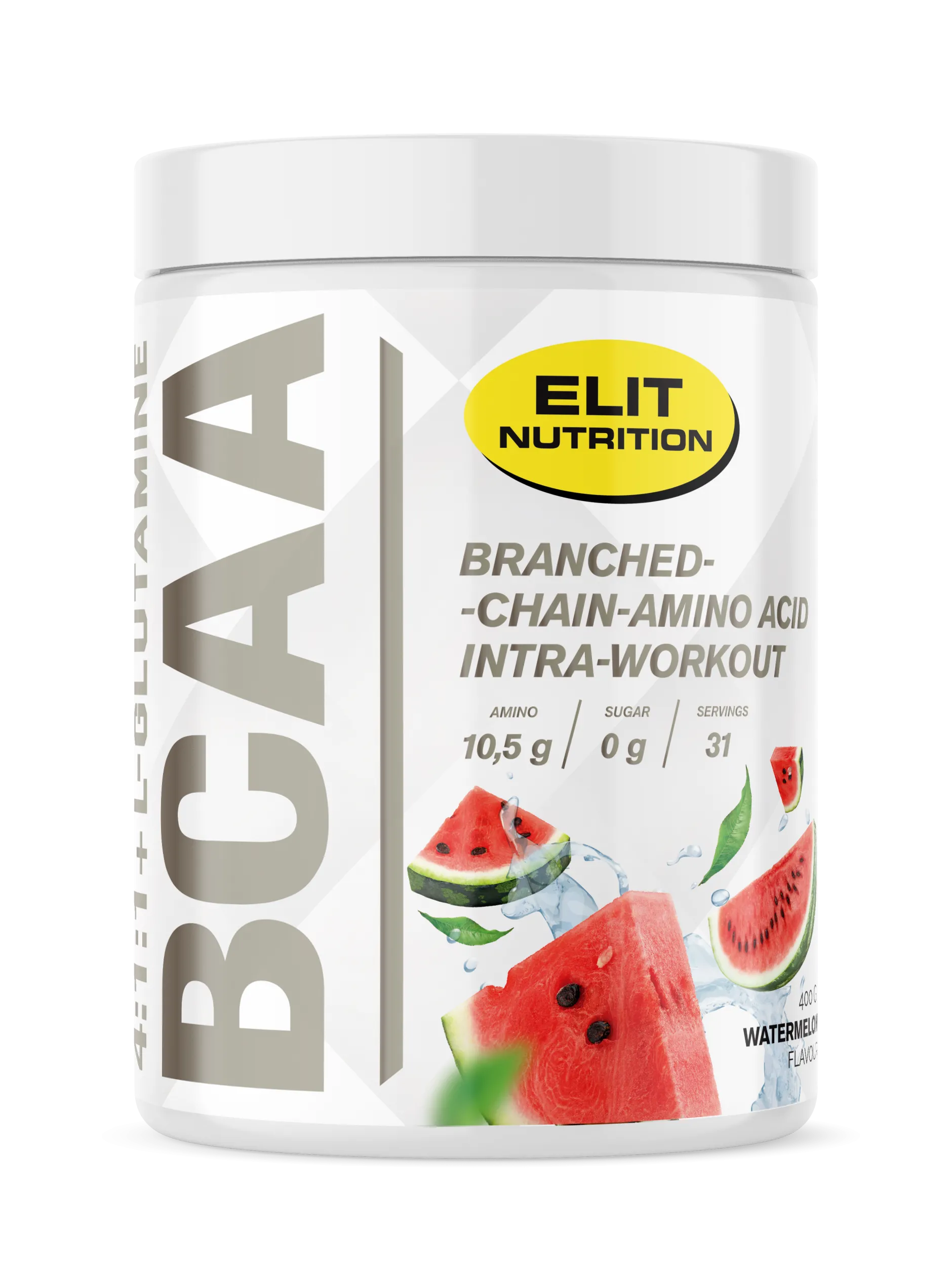 Elit Nutrition BCAA 4:1:1 + L-glutamine Watermelon 400 g