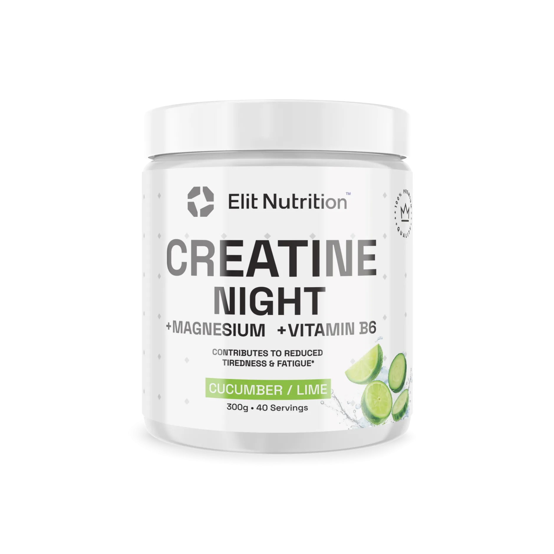 Elit Nutrition Kreatin Night med Magnesium + Vitamin B6 300 g