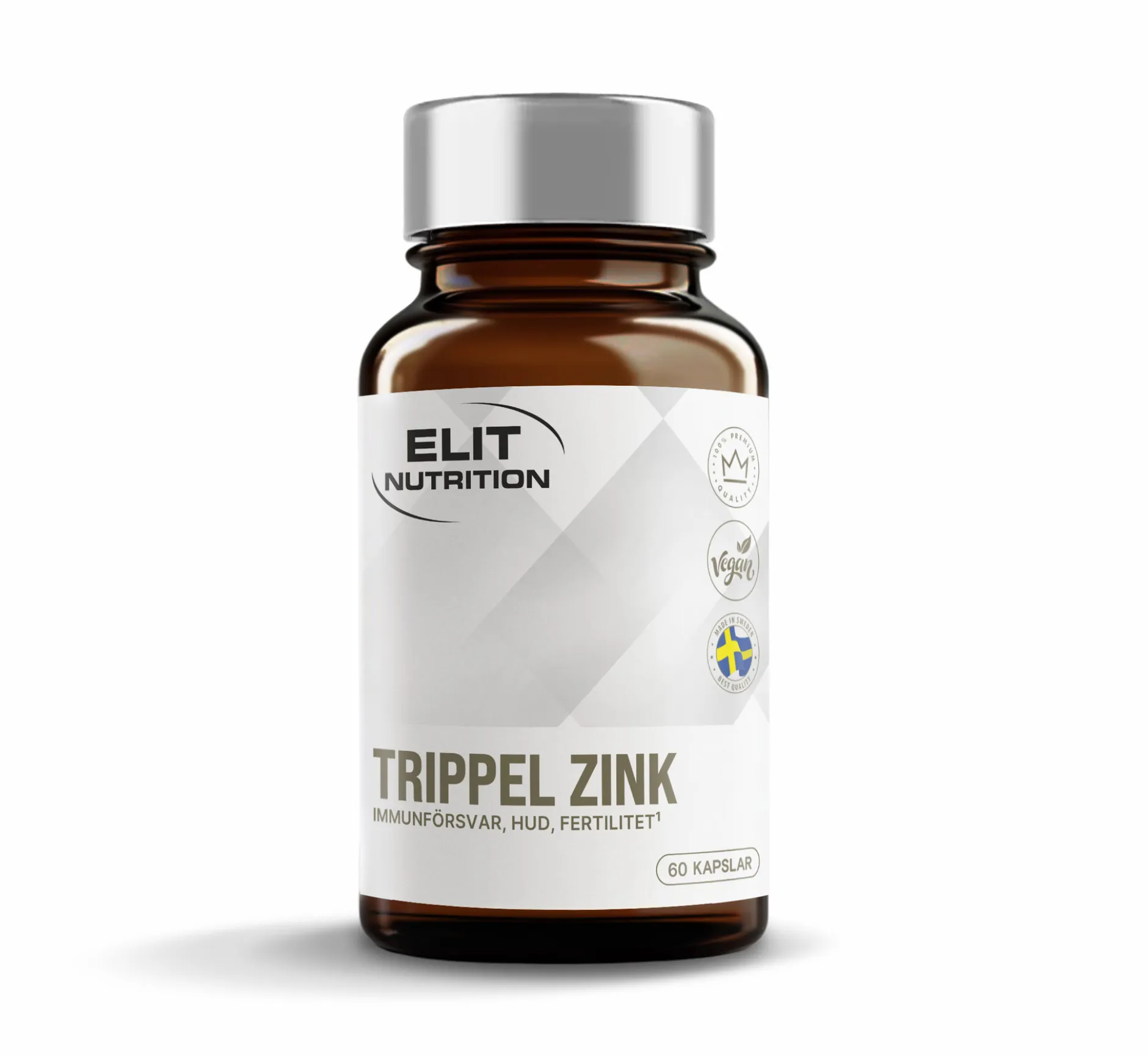 Elit Nutrition Trippel Zink 60 kapslar