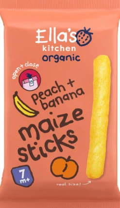 Ella's Kitchen Majspinnar Persika+Banan 16g