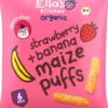 Ella's Kitchen Majspuffar Jordgubbar Bananer 6 månader