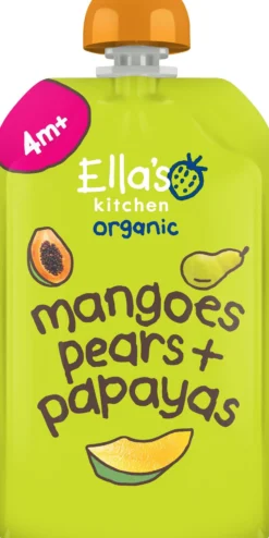 Ella's Kitchen Puré Mango Päron 4 månader EKO 120g