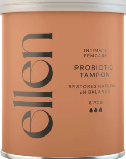 Ellen Probiotic Tampon Rich 8 st