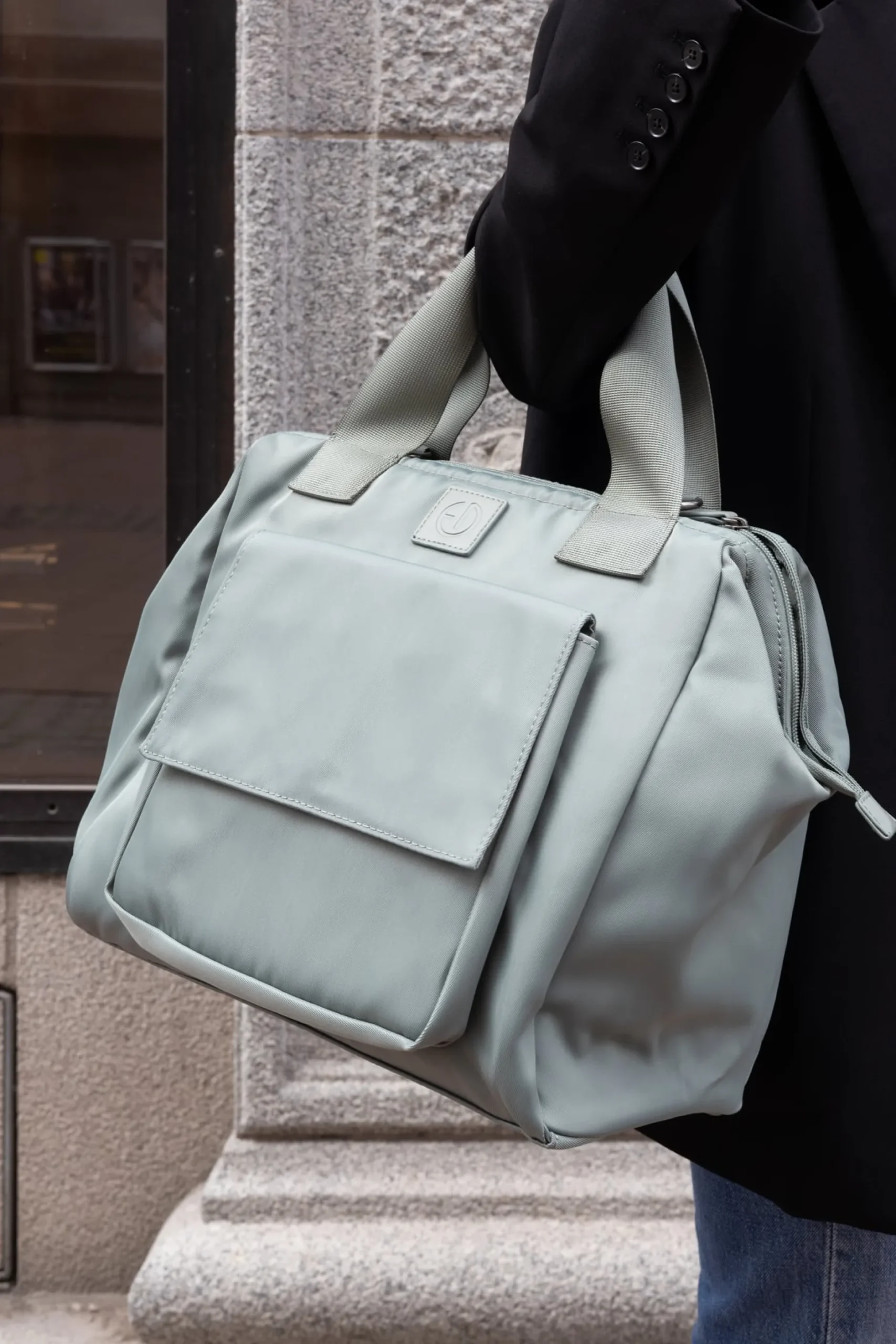 Elodie Skötväska Wide Fram Hazy Jade