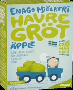 EnaGo Mjölkfri Äppelgröt 460 g