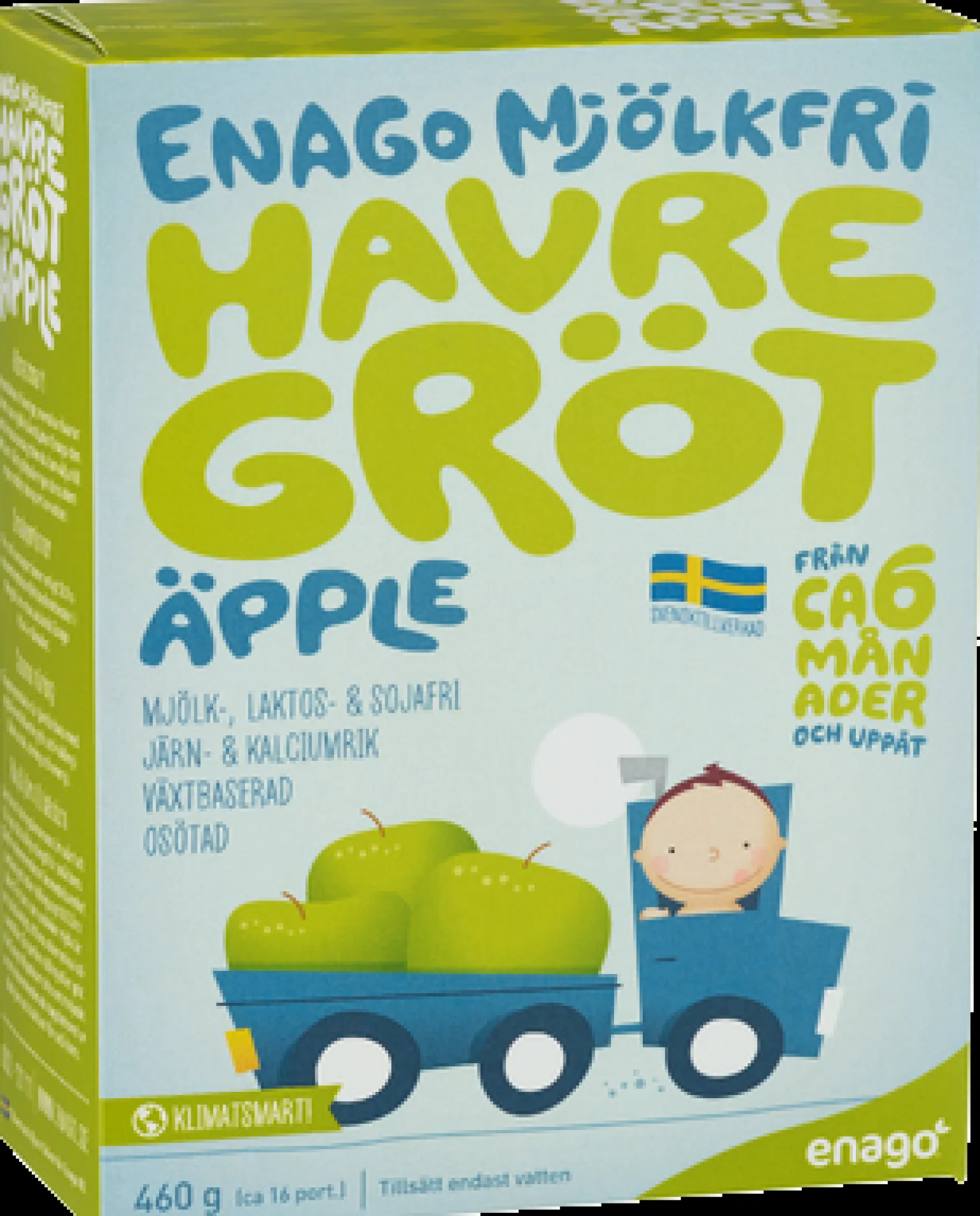 EnaGo Mjölkfri Äppelgröt 460 g