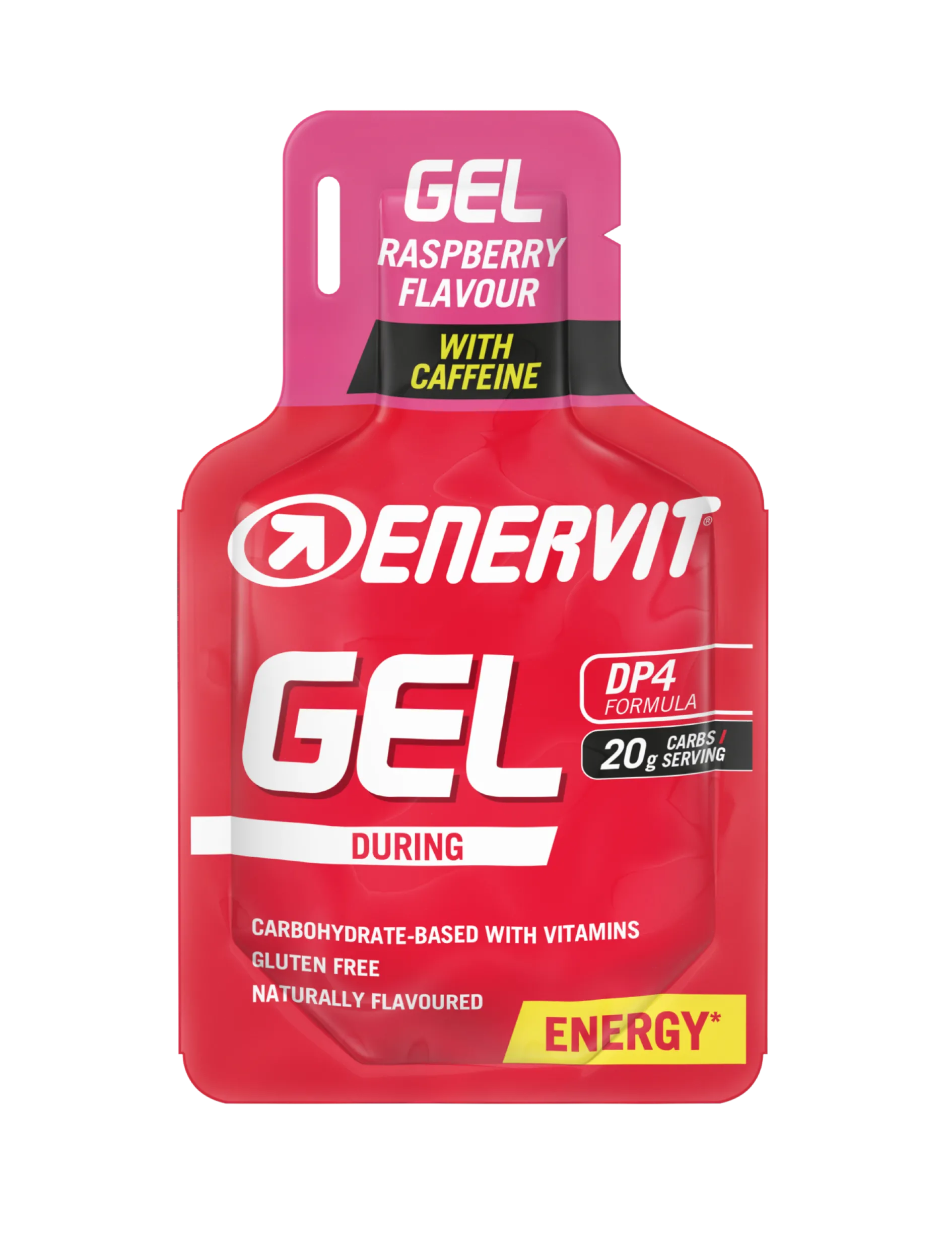 Enervit Sport Gel Koffein Hallon 25 ml