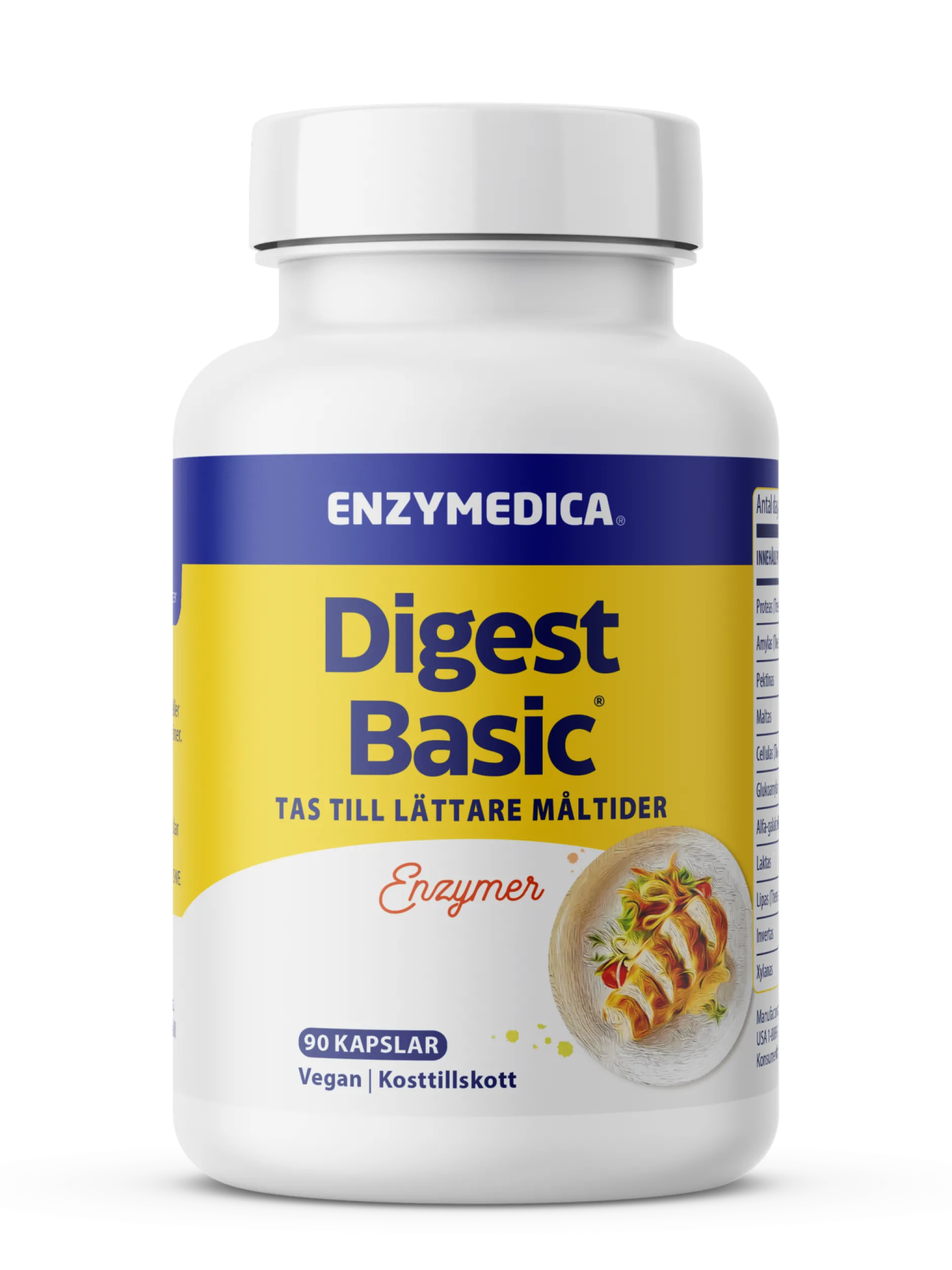 Enzymedica Digest Basic 90 kapslar