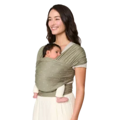 Ergobaby Aura Wrap Knit Soft Olive Diamonds Bärsjal