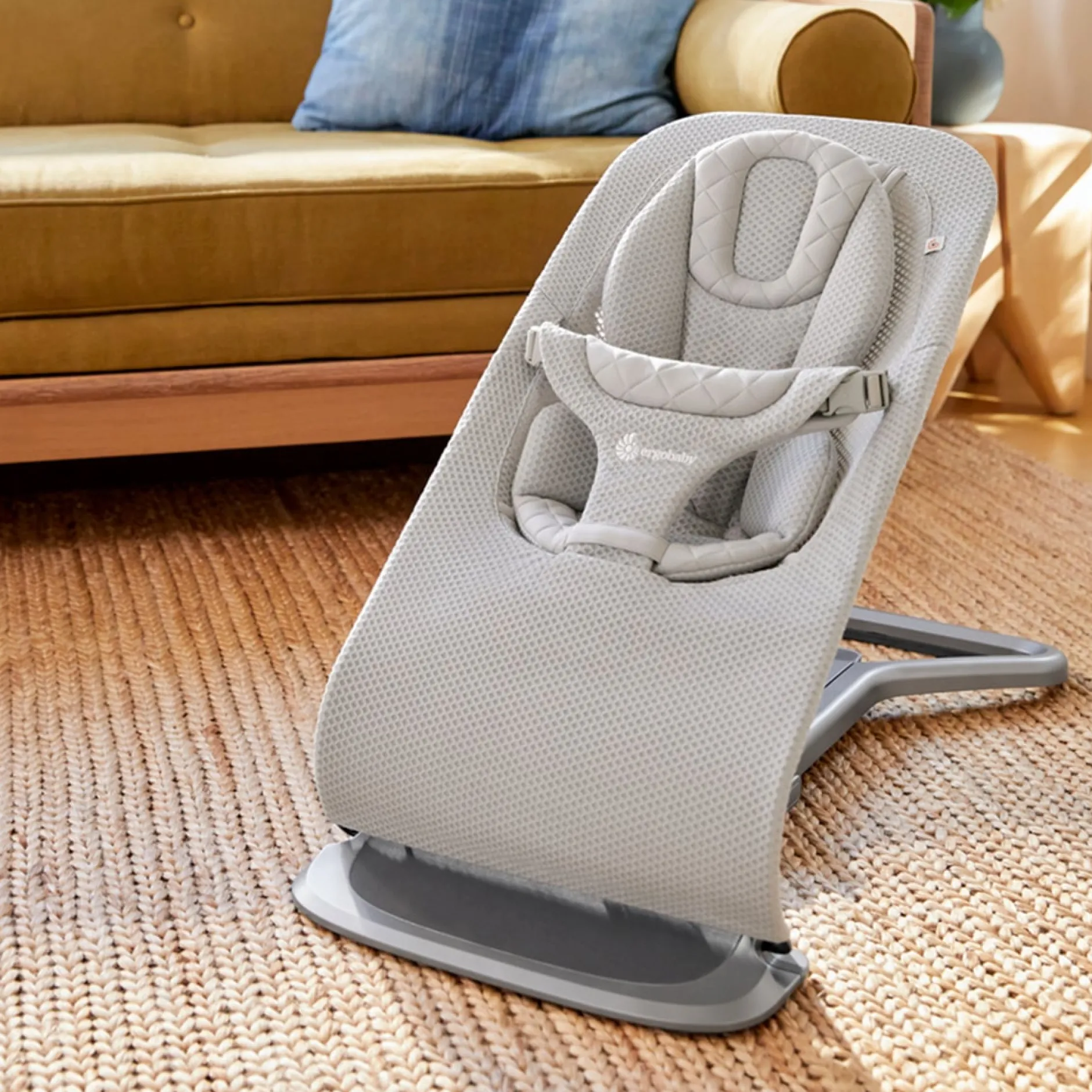 Ergobaby Evolve 3-i-1 Babysitter Mesh Ljusgrå