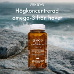 Eskio-3 High Omega-3 Fiskolja 120 kapslar