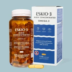 Eskio-3 High Omega-3 Fiskolja 120 kapslar