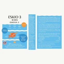 ESKIO-3 Kids Omega-3 & D-Vitamin 27 tuggtabletter