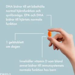 ESKIO-3 Kids Omega-3 & D-Vitamin 27 tuggtabletter