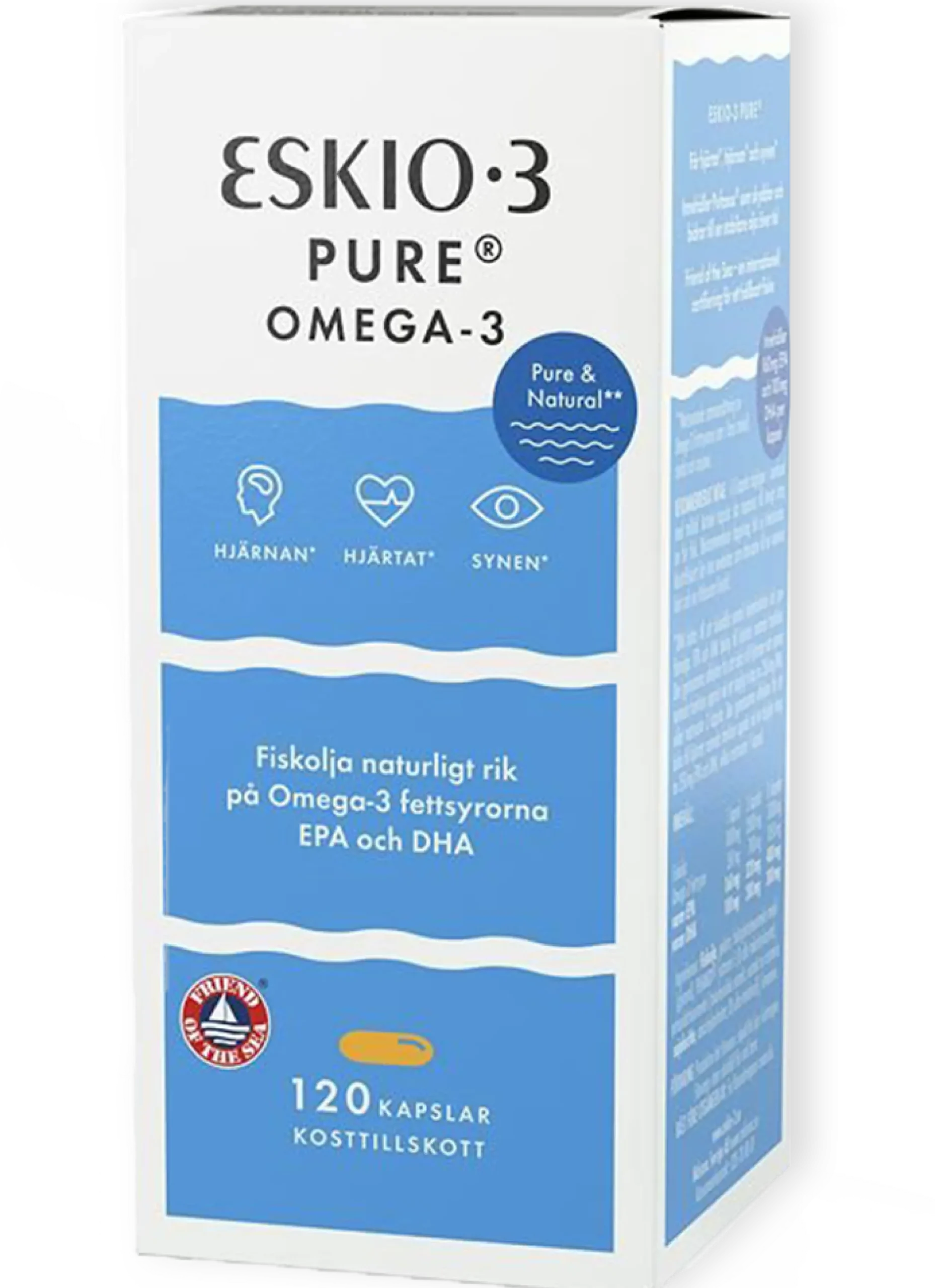 Eskio-3 Pure Omega-3 120 kapslar