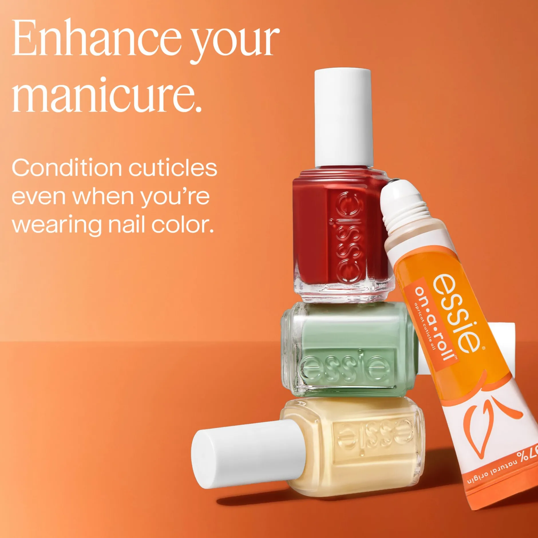 essie On-A-Roll Apricot Cuticle Oil 13,5 ml