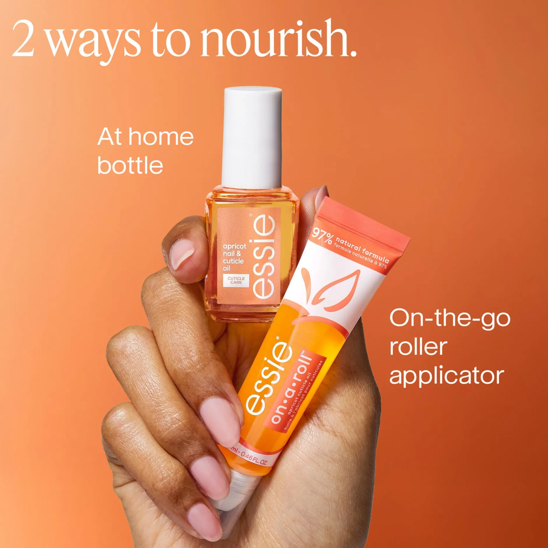 essie On-A-Roll Apricot Cuticle Oil 13,5 ml