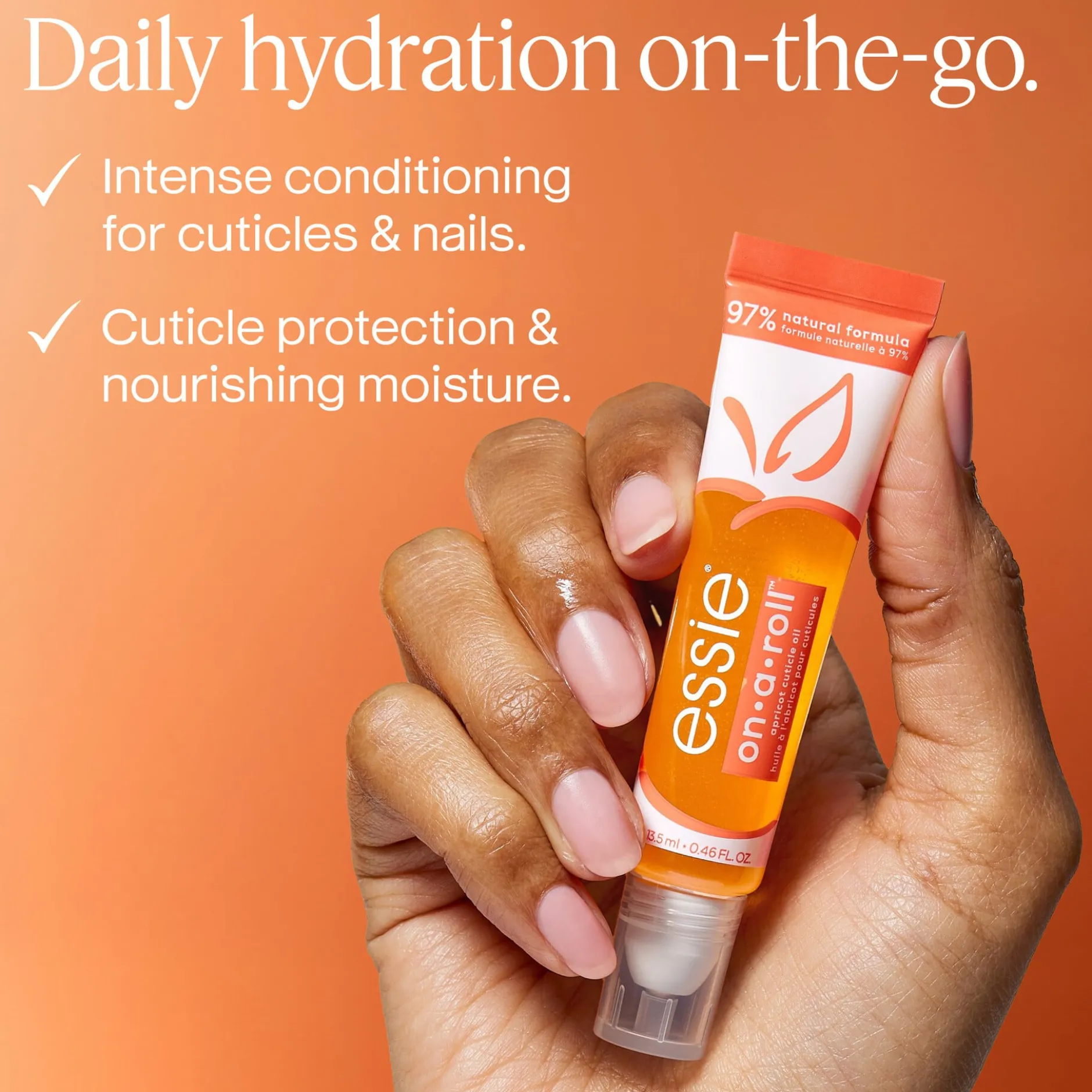 essie On-A-Roll Apricot Cuticle Oil 13,5 ml