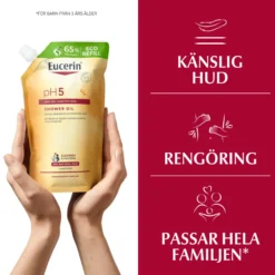 Eucerin pH5 Shower Oil Refill Oparfymerad 400 ml