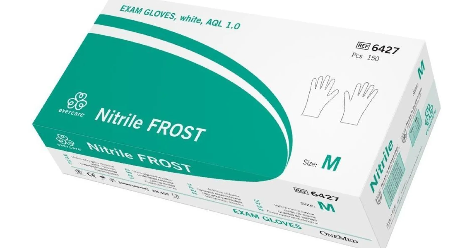 Evercare Nitrilhandske Medium 150 st