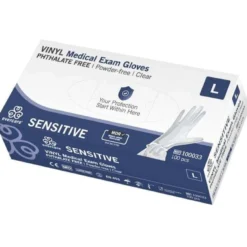 Evercare Vinylhandskar large 100 st