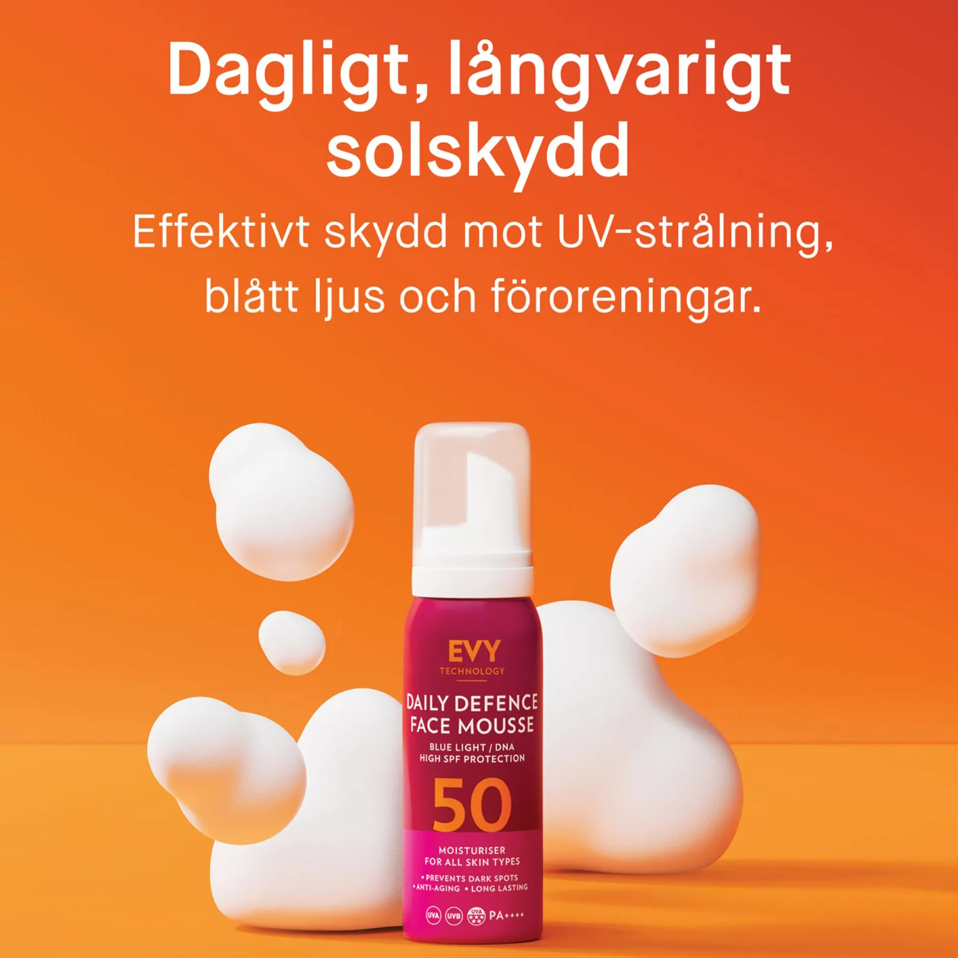 EVY Daily Defence UV Face Mousse 75 ml